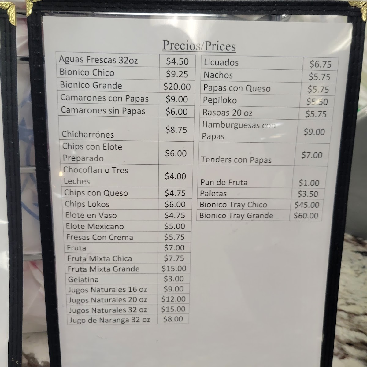 Carniceria Y Taqueria Irapuato Menu - Image 1