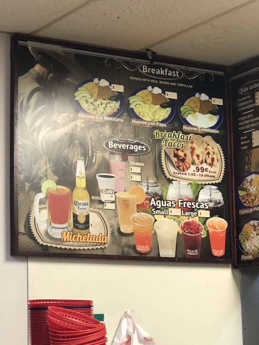 Carniceria Y Taqueria Irapuato Menu - Image 3